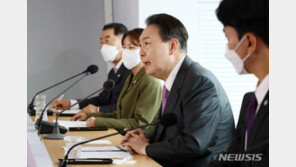 尹대통령, 부산항 신항서 “경제위기, 수출·해외진출로 타개”