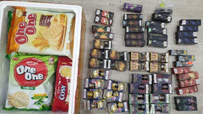 과자 뜯었더니 ‘환각파티용 마약’ 가득…외국인 노동자 3명 검거