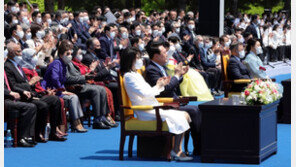 ‘尹대통령 처가’ 수사 경찰관, 尹취임식 참석 논란 