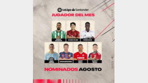 이강인, 스페인 라리가 8월의 선수 후보에 선정