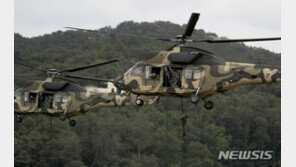 포천 군부대서 수리온 헬기 2대 공중 충돌…1명 부상