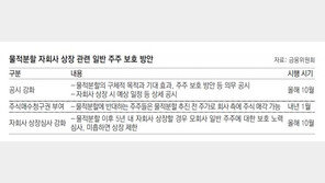 ‘쪼개기 상장’때 개미 보호… “물적분할 이전 주가로 주식매각 가능”