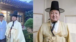 尹과 ‘판박이 제례복’ 이준석…“가처분 두려워 비대위원장도 못 밝혀”