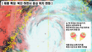 힌남노 ‘역대 최강’ 유지하며 상륙…만조 겹쳐 12m 해일 우려