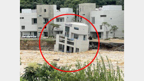 통째 떠내려간 풀빌라…“부친 자부심 담겨, 부실공사 아냐”