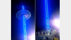 인도 놀이기구, 15m 높이서 ‘곤두박질’…직원들은 줄행랑