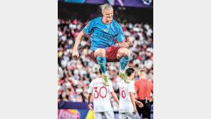 홀란, 챔스 최연소-최소경기 25호… “그에게 골은 일상”