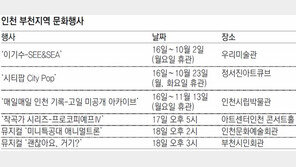 [인천판/문화가]인천 부천지역 문화행사