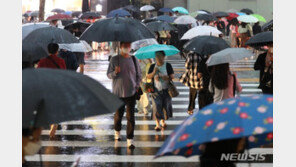 [날씨]수도권 등 곳곳 비소식…낮 최고기온 32도