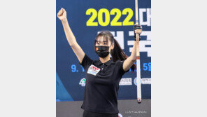 ‘여자 3쿠션’ 고교생 루키 장가연, 첫 전국대회 우승