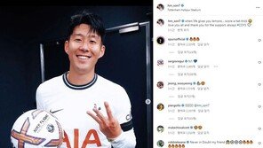 손흥민이 전한 긍정의 힘 “인생이 레몬을 줄 때는 해트트릭을 하면 돼”