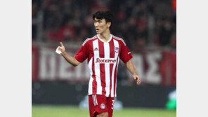 부상서 돌아온 황인범, 도움 추가…올림피아코스는 패배