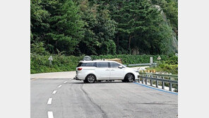 한계령 커브길에 텐트 친 캠핑족…“야간 덤프트럭, 자주포 다니는 데” 경악