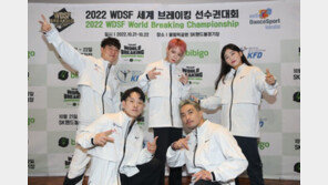 올림픽 종목 ‘브레이킹’ 국가대표, 세계선수권 앞두고 우승 의지 다져