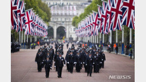 英경찰, ‘여왕 장례식’ 최대 규모 비상 경계 태세