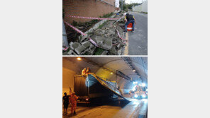 제주-영남 할퀸 태풍… 낚시객 숨지고 담벼락 붕괴 