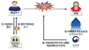 양도대금 처제 가상자산에 숨겨 세금회피…국세청, 체납자 527명 추적