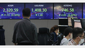 코스피, 장중 2300선 붕괴…2개월여만