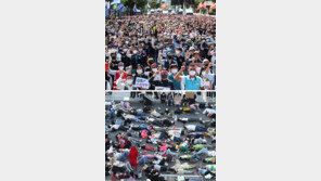 “시청-숭례문-서울역 다 막혀”… 주말 도심 집회로 혼잡 극심 