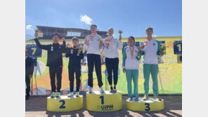 김범준·박서희, 근대5종 U19 아시아선수권대회 혼성계주 은메달