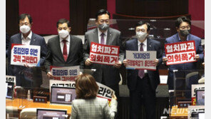 與, 野 박진 해임안 처리에 “국회 존재 가치 부정한 것”
