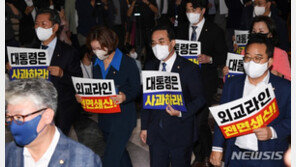 민주 “尹, 박진 장관 해임 건의안 반드시 수용해야”