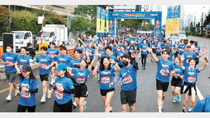 롯데百, 3년만에 마라톤대회 개최… ‘스타일 런’ 행사 5000여 명 참여