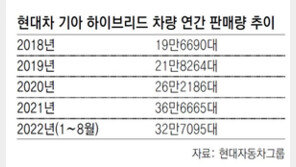 현대차-기아 하이브리드 누적판매 200만대 돌파