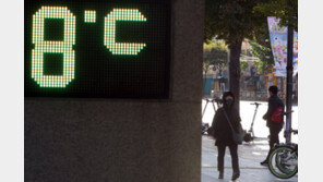 오늘 서울 최저 8도… 바람 불어 체감온도 더 낮아