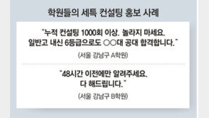 “48시간내 대신 써줍니다”… 대입 학생부 ‘세특’ 컨설팅-대필 성행 