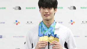 ‘4관왕’ 황선우, 전국체전 2년 연속 MVP…박태환 이후 14년 만에