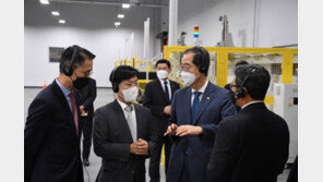 한덕수 총리, 美 한화큐셀 공장 방문…“재생에너지 지원책 마련”