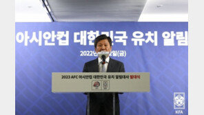 대한축구협회 “아시안컵 유치 실패 죄송…역부족이었다”