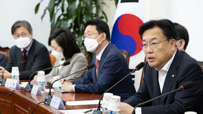 정진석 “민주당, ‘일본 제국주의의 하수인’으로 보는 자학사관”