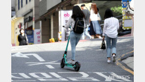 10대 청소년 전동킥보드 사고 5년간 46배 급증…“규제책 필요”