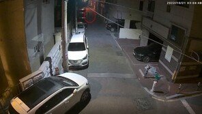 새벽 3시 골목길 차량털이범, CCTV에 딱 걸렸다