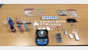 ‘필로폰 유통·소지’ 중국국적 30대 총책 검거…1700명분 압수