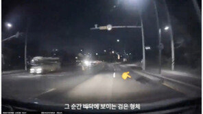 퇴근 중 경찰관, 차도에 쓰러진 시민 안전하게 구조