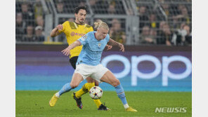 괴물이 아프다니…맨시티 홀란 발열로 조기 퇴근