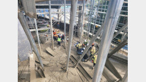 경찰·노동부, ‘붕괴사고 안성 물류창고’ 시공사 등 압수수색