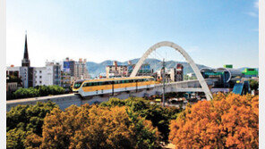 대구도시철도 3호선 ‘하늘열차’타고 도심 구석구석 누벼요