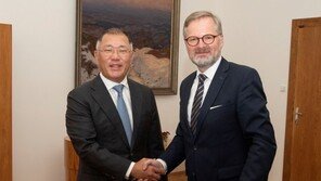 정의선 회장, 체코 총리 만나 ‘부산엑스포’ 지지 요청