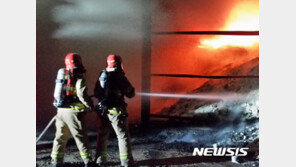 구미 전자제품 제조공장서 불…인명피해 없어