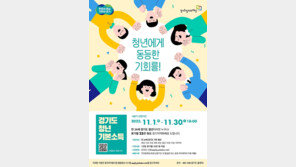 경기도, 11월1일부터 ‘청년기본소득’ 4분기 접수…연 100만원 지급