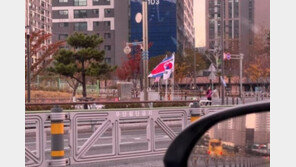 北인공기가 거제 시내에…거제시 “개인이 전국 돌면서” 