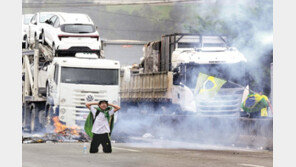 브라질 경찰, 대선 불복 트럭시위대 진압