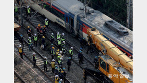 무궁화호 궤도이탈 사고 복구 작업 완료…서울 지하철 운행 정상화