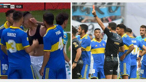 축구 한경기서 10명 퇴장 시킨 심판