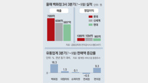 엔데믹에 3분기 웃은 백화점… 4분기엔 불투명