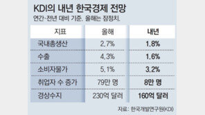 KDI, 내년 성장률 1.8%로 낮춰… “금리인상 속도 美보다 늦춰야”